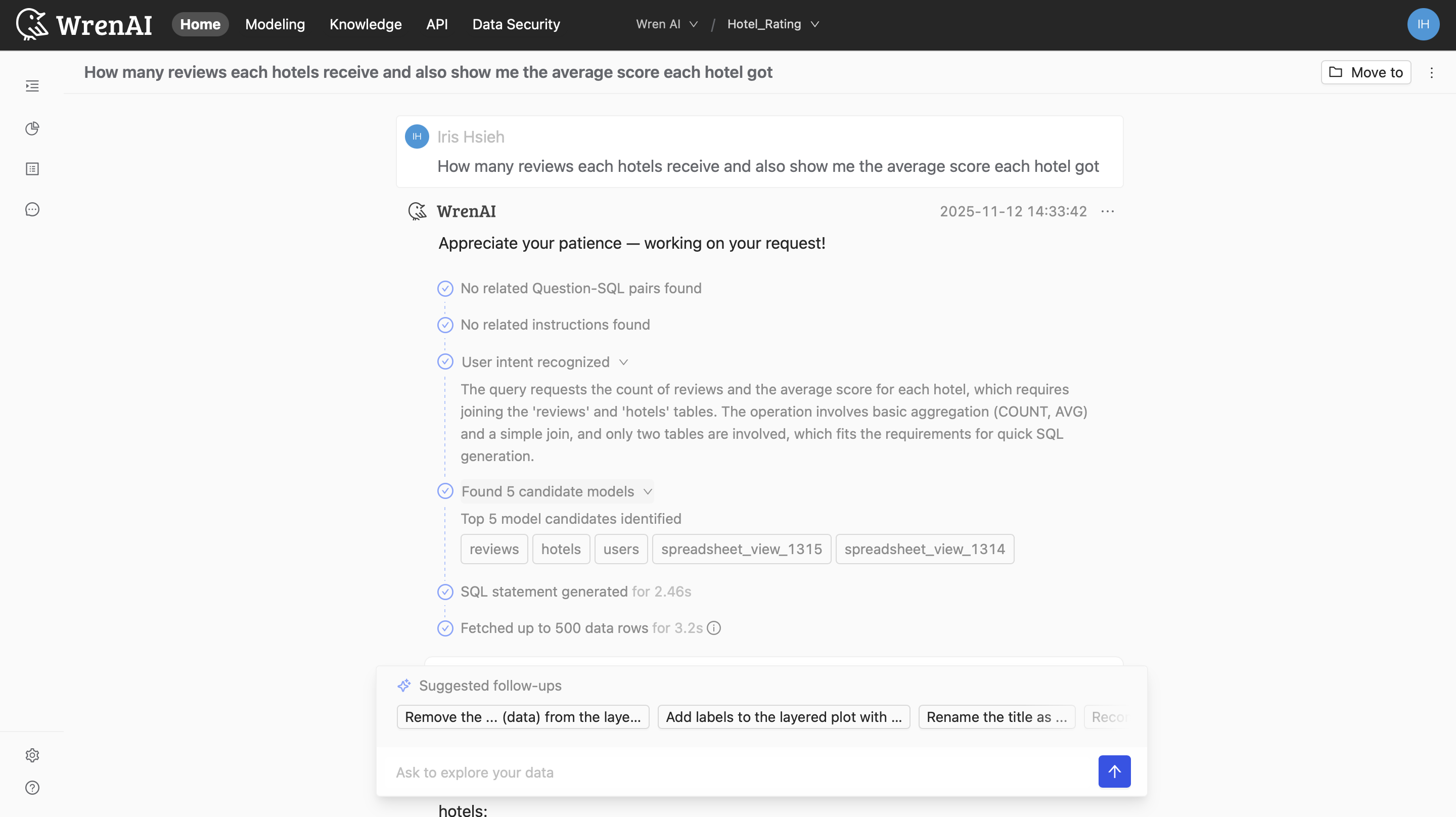 How Interactive Mode Processes Your Question