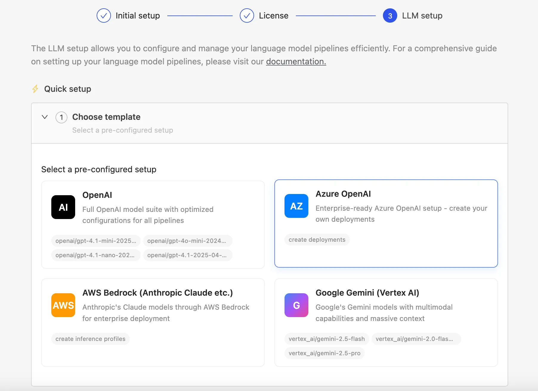 Azure OpenAI onboarding