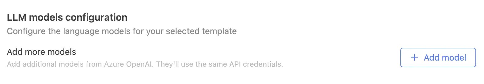 Add LLM model