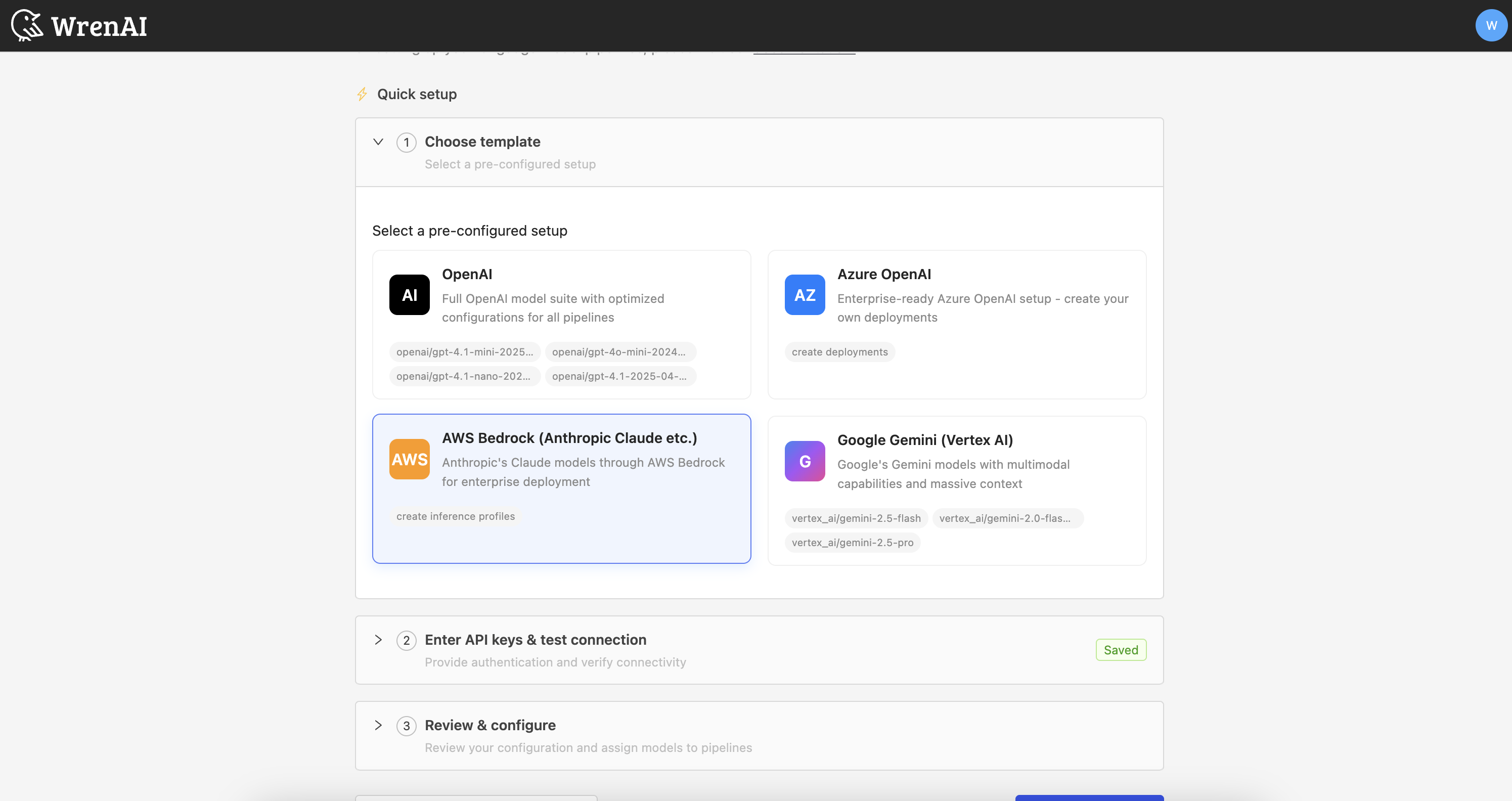 AWS Bedrock onboarding