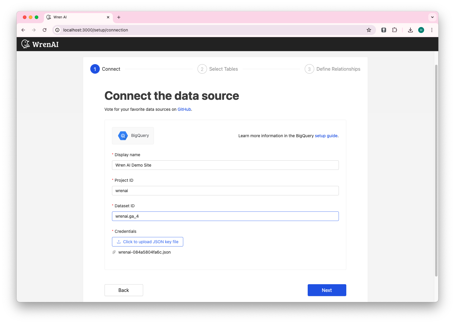 bigquery connect