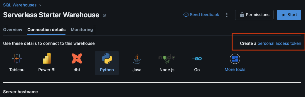 Create Personal Access Token