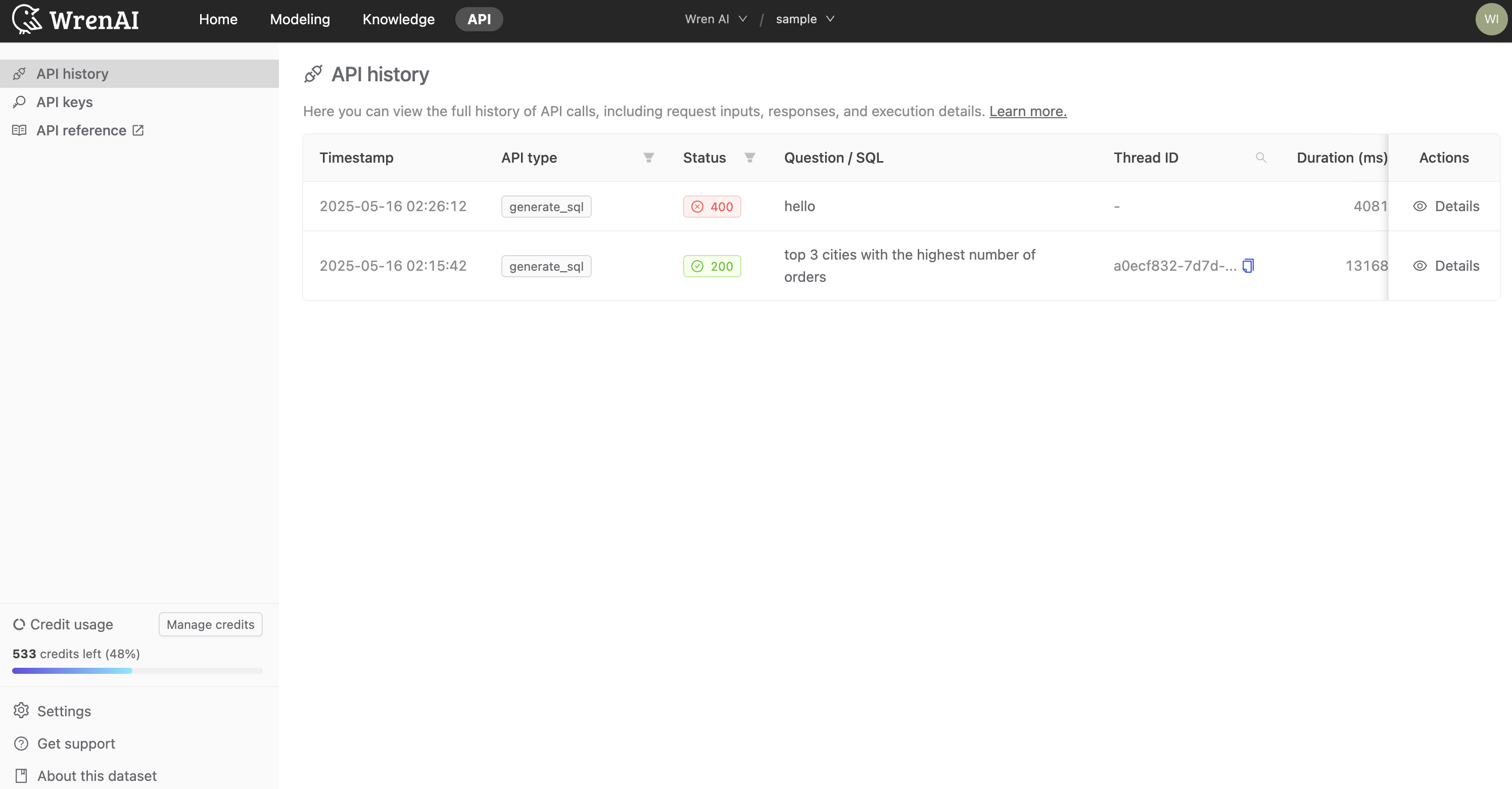 API History Overview