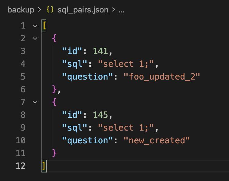 Backup and Restore Metadata | Wren AI