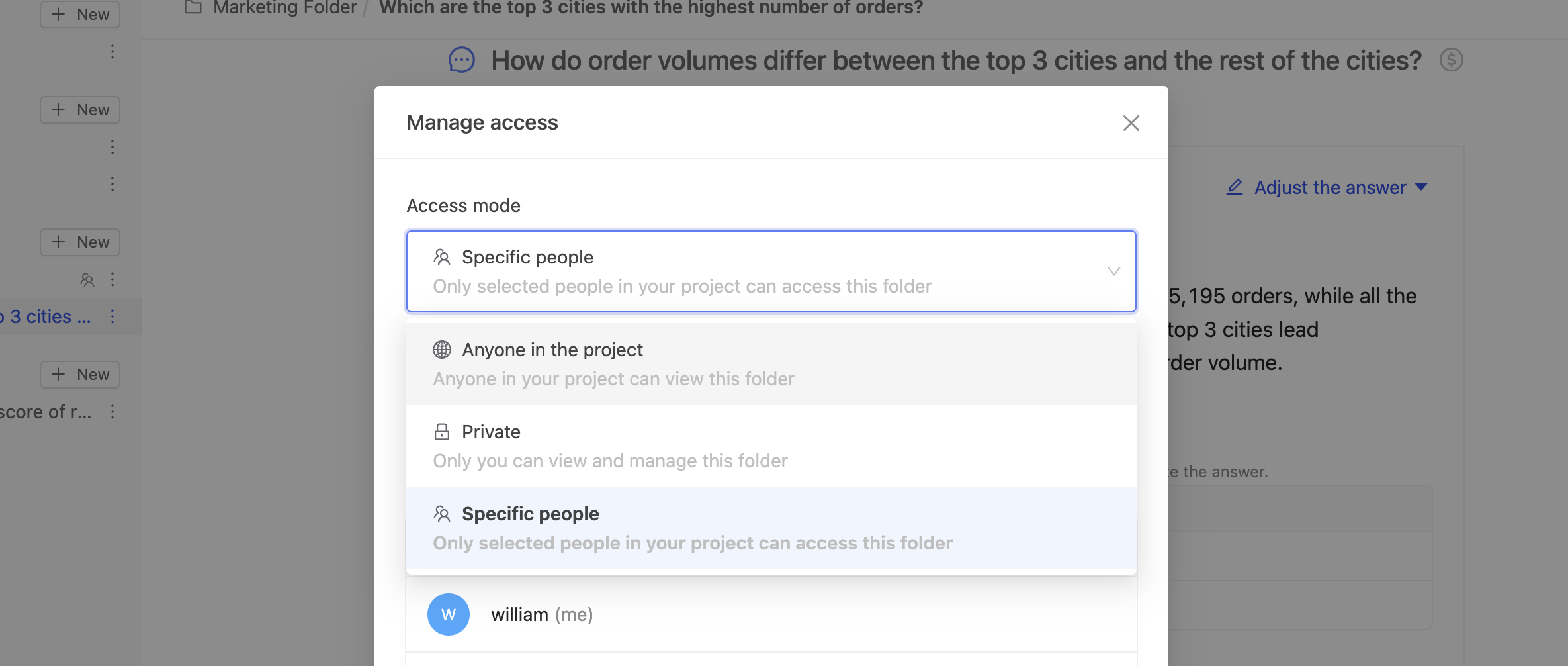 Manage Access
