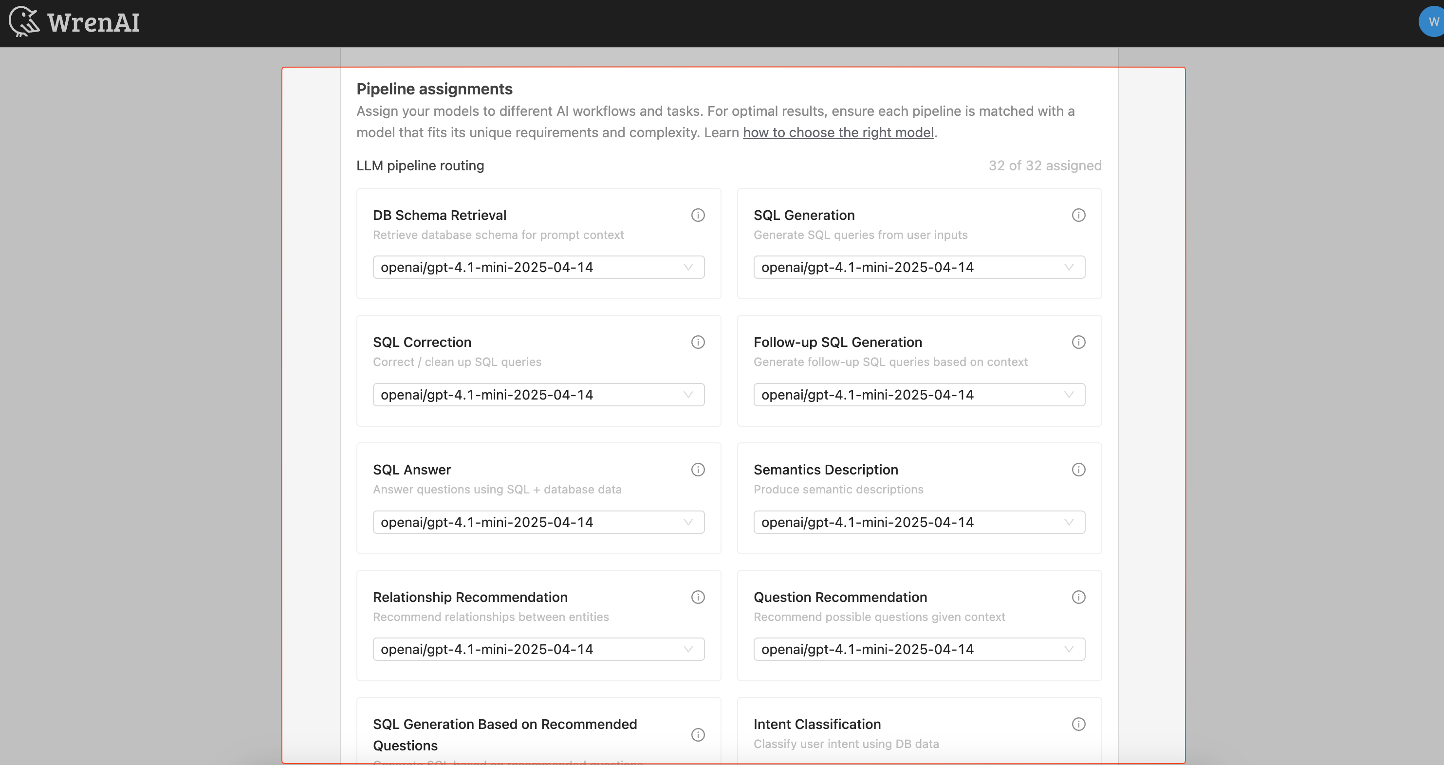 OpenAI pipeline assignments