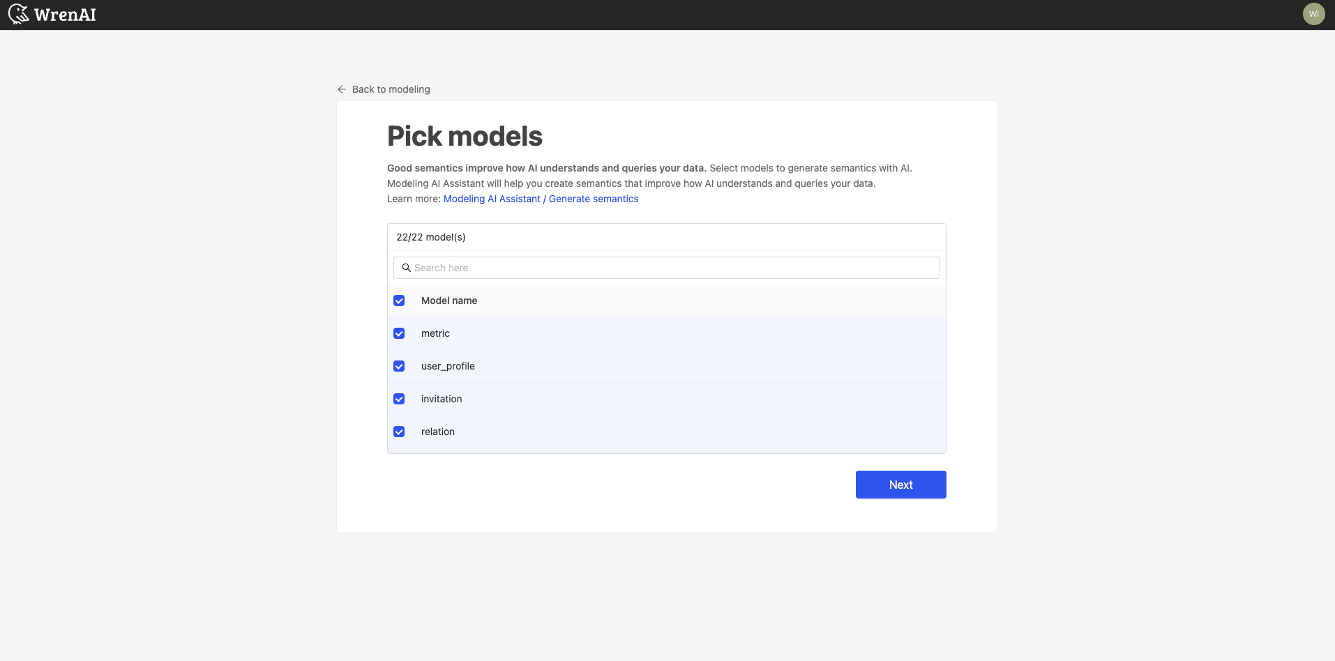 generate-semantics-pick-models