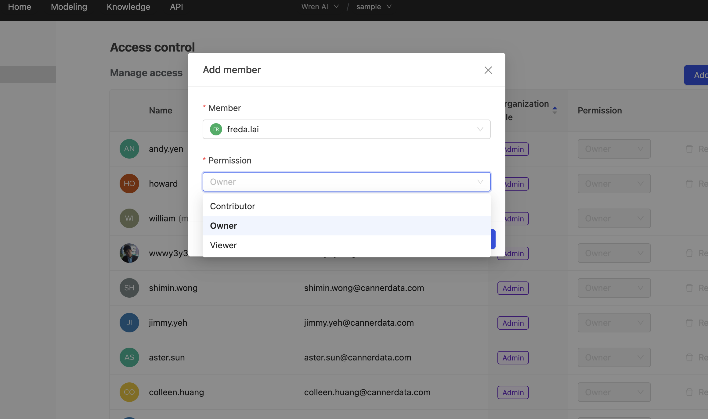Add Members to Projects