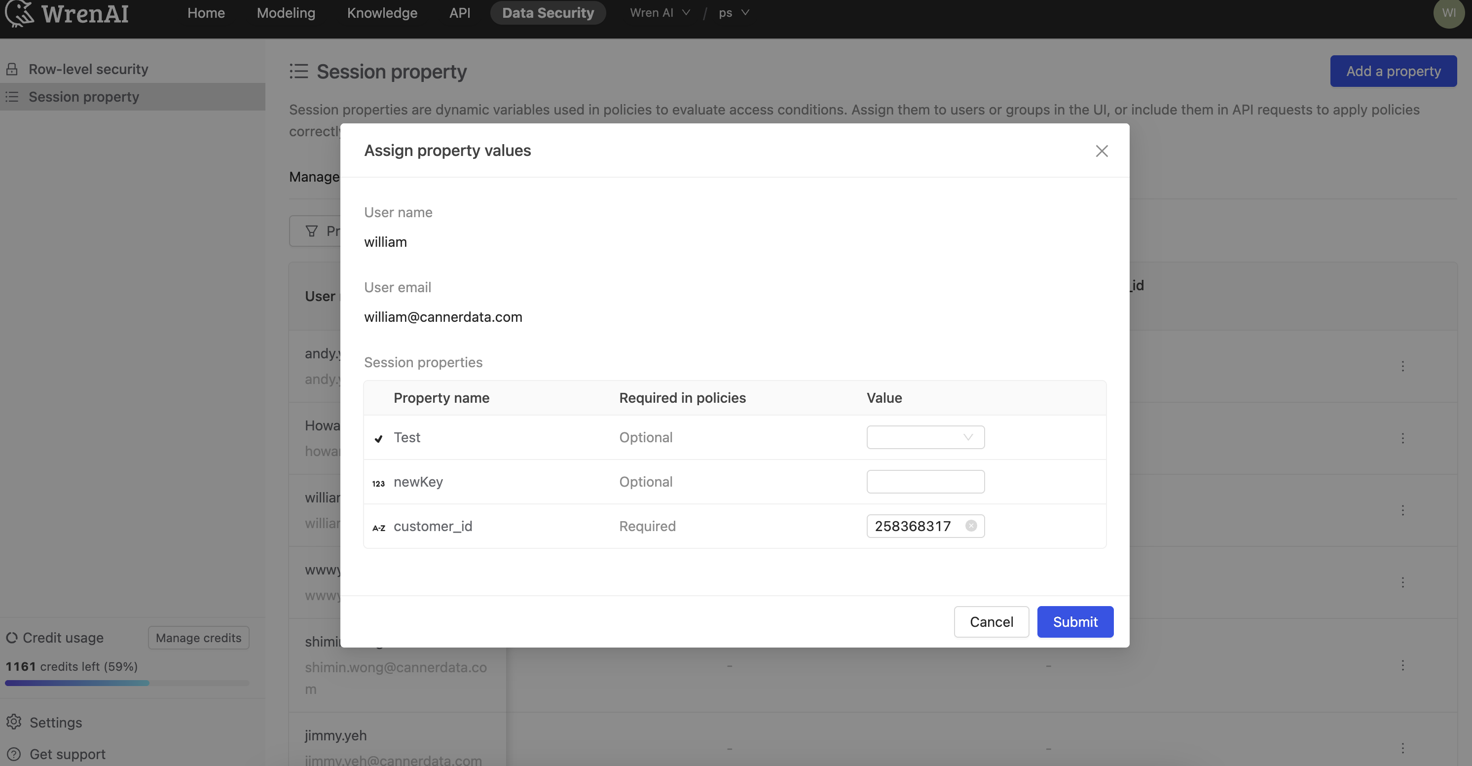 assign to users form