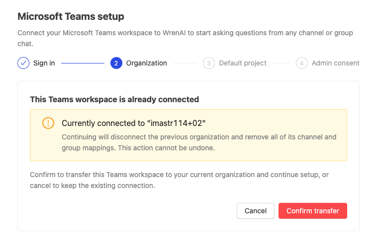 teams-already-connected